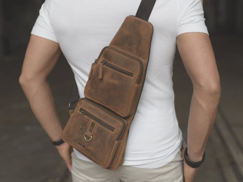 Crossbody Bag Herren Leder bei Greenburry